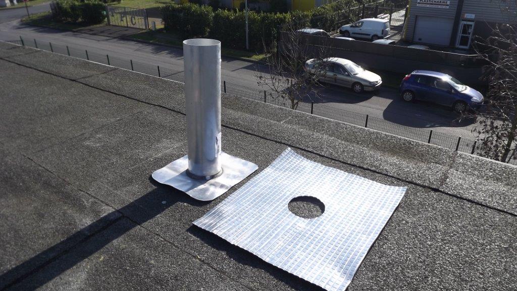 Ventilation toiture terrasse Seine-et-Marne