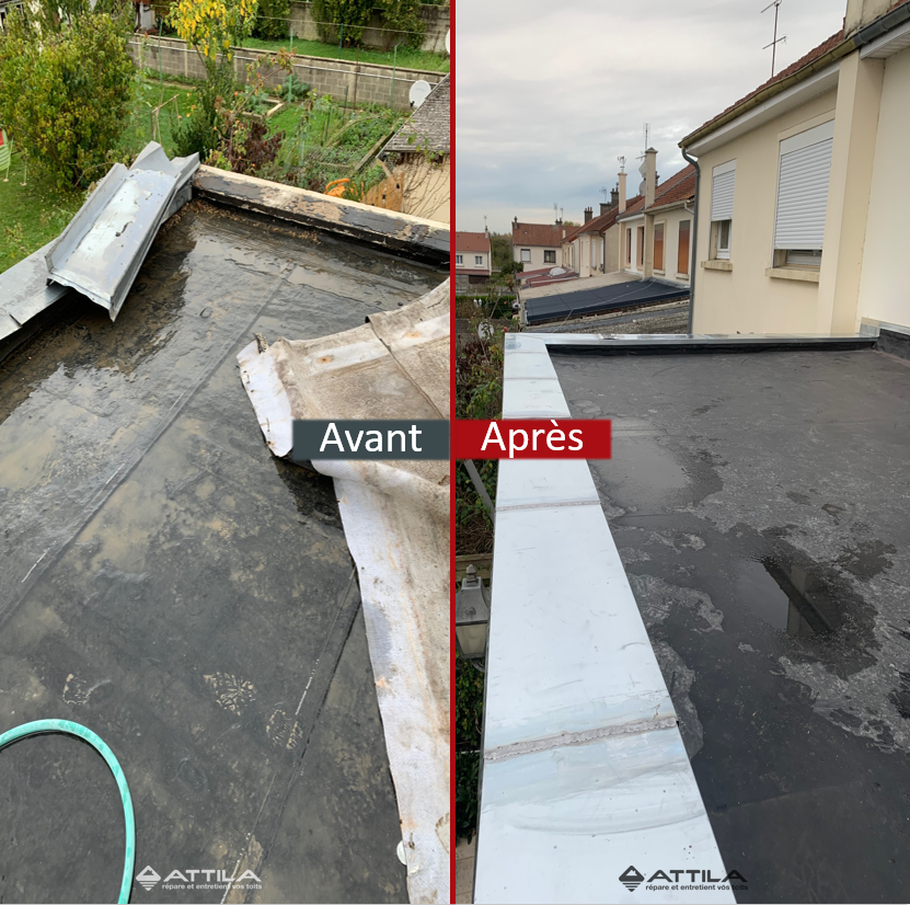 Etanchéité sur toit terrasse grâce à la membrane EPDM